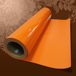 Термотрансферная пленка PVC (ПВХ) Neon Orange (50см* 1м)